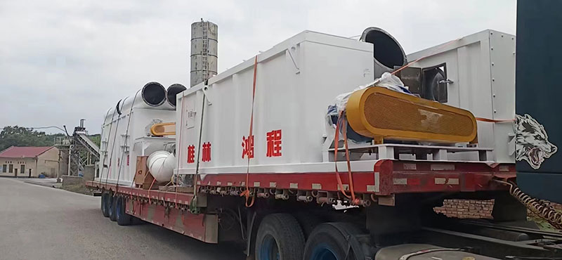 湖南某老板訂購時產(chǎn)十五噸氫氧化鈣生產(chǎn)線貨物到場剪影！