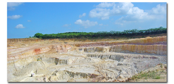 廣西合浦縣-高嶺土探明儲量達(dá)1.8億噸，