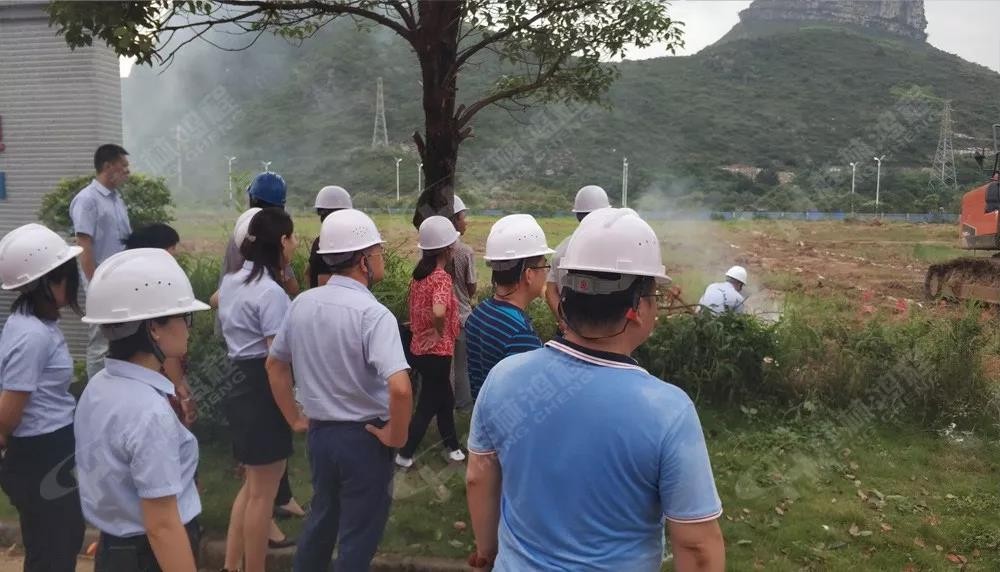 桂林鴻程機電設(shè)備有限公司廠區(qū)2#生產(chǎn)廠房開工大吉！