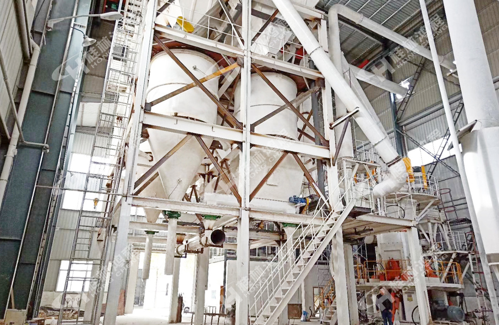 400目方解石超細(xì)立磨磨粉機生產(chǎn)線案例